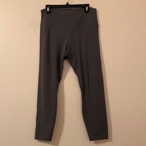 Lululemon 25” Align leggings, gray, size 12